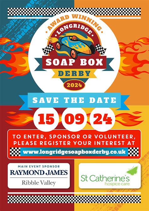 Save The Date Longridge Soap Box Derby