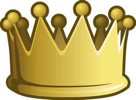 Krone Golden Gelb · Kostenlose Vektorgrafik auf Pixabay