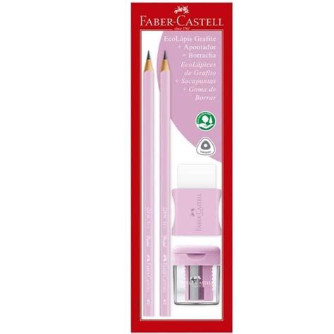 Ecol Pis Grafite Max Tom Pastel Rosa Blister C L Pis Apontador