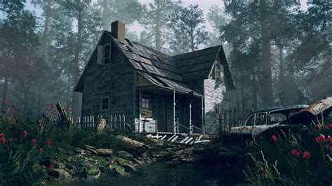 Artstation Abandoned House In The Woods Concept Art 2