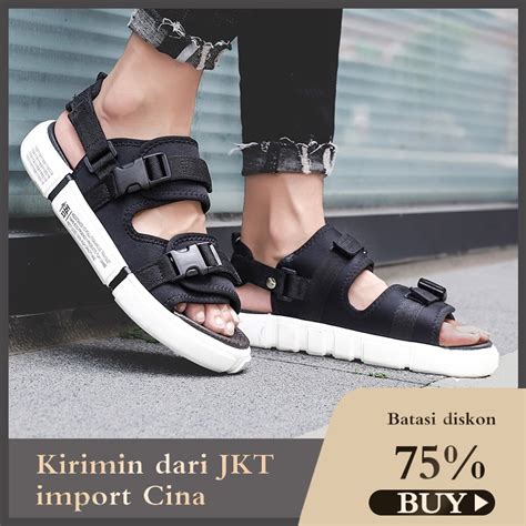 Jual COD Kirim Hari Ini 100 IMPORT SANDAL PRIA Tali