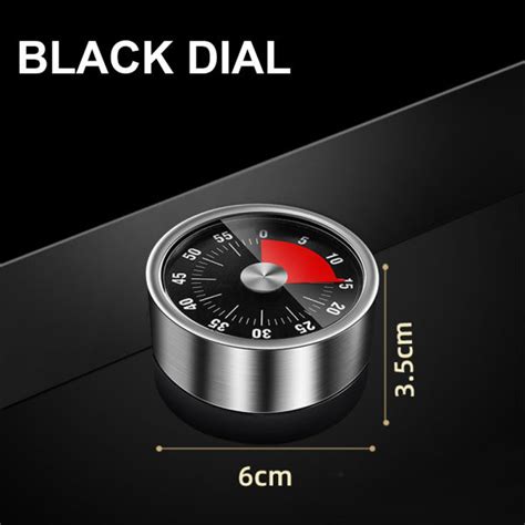 Dropship Stainless Steel Visual Timer Mechanical Kitchen Timer