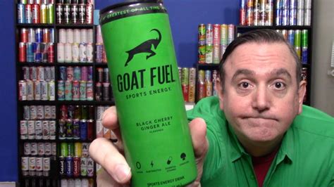 Goat Fuel Black Cherry Ginger Ale Energy Drink Review Youtube