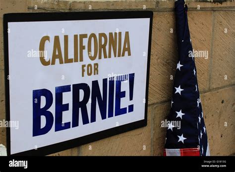 Bernie Sanders March In East Los Angeles Brian Mcguire Stock Photo Alamy