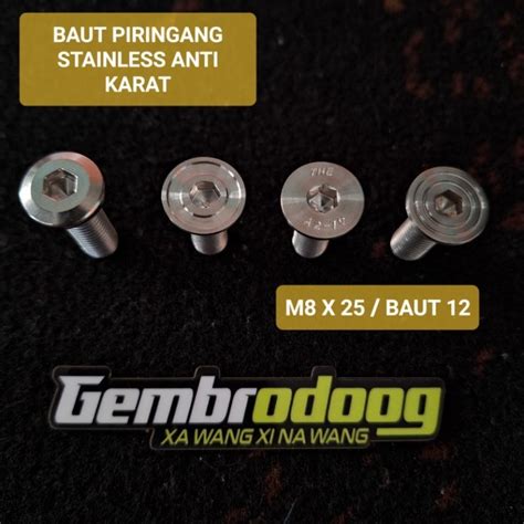 Jual BAUT PIRINGAN DISC L STAINLESS Shopee Indonesia