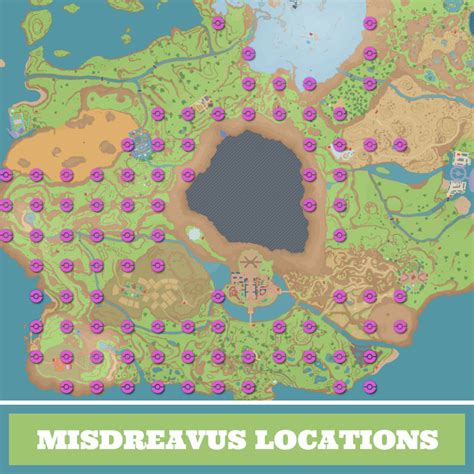 Misdreavus Tears Locations Map Where To Farm In Pokemon Scarlet And