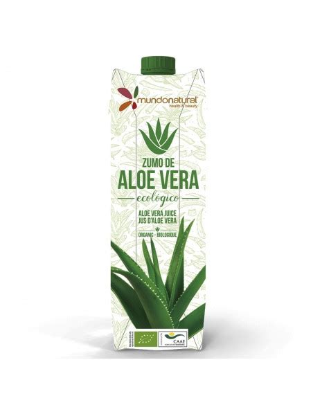 Zumo Aloe vera Ecológico 1 litro Mundonatural