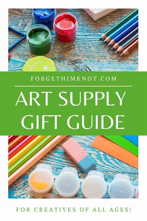 Art Supplies Gift Guide for Kids and Kids at HeART - Forget Him Knot