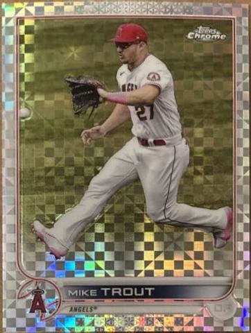 Mike Trout Xfractor Prices Topps Chrome Baseball Cards