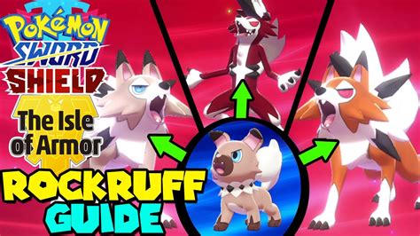 How To Evolve Rockruff In Pokemon Sword And Shield Lycanroc Form Guide