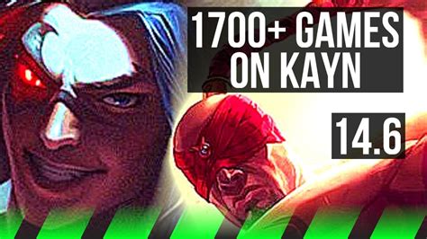 KAYN Vs LEE SIN JNG 1700 Games 9 3 11 Godlike KR Diamond 14