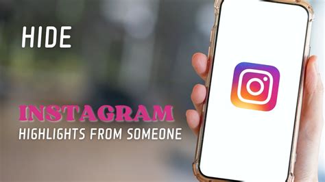 How To Hide Your Instagram Highlights From Someone Youtube