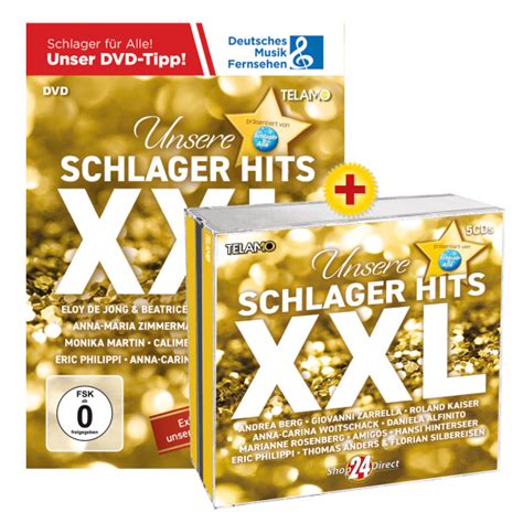 Unsere Schlager Hits Xxl Cd Dvd