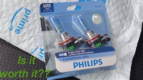 Philips H Crystalvision Ultra Upgrade Bright White Headlight Bulb