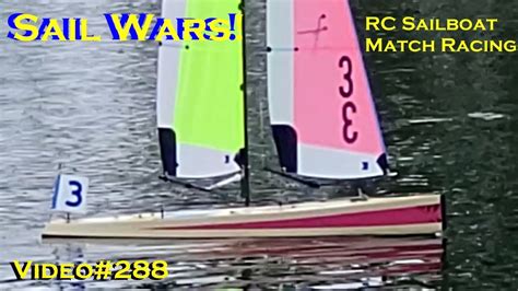 Sail Wars RC Sail Boat US1M Match Racing Video 288 YouTube