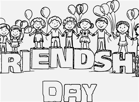 Friendship Coloring Pages At Getcolorings Free Printable