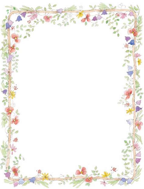 Simple Floral Border Clip Art Img Abarne