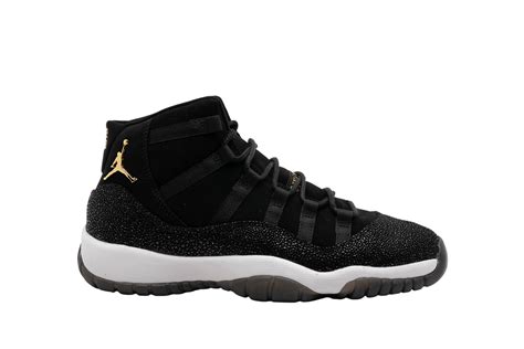 Jordan Air 11 Retro Premium GS Black Metallic Gold-White for Sale ...