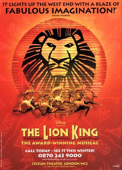 MUSICALS ON LINE Images Lion King