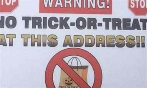 Sex Offenders Suing Police For Placing No Trick Or Treat Signs Outside Their Homes