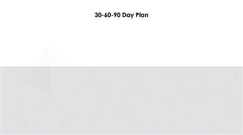 30-60-90 Day Plan Slide - Quarterly Report (Part 2) Presentation