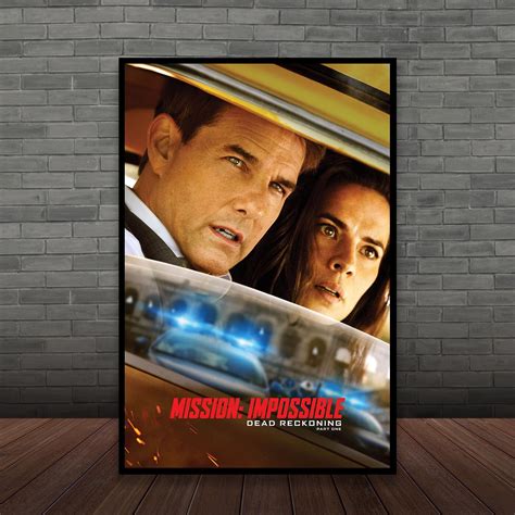 Mission Impossible 7 Movie Poster Classic Film Wall Art Room - Etsy