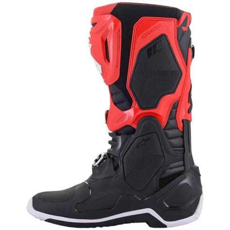 Alpinestars Tech Bottes Motocross Noir Rouge