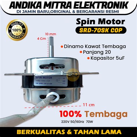 Jual Dinamo Spin Tembaga Mesin Cuci As Mm Merk Sanken Srd Sk Cop