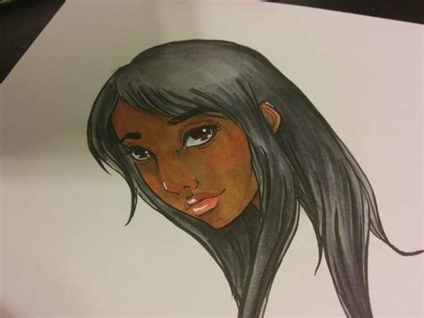 How To Color Dark Skin Tones A Step By Step Copic Tutorial Dark Skin