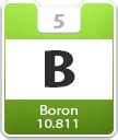 Atomic Number of Boron B