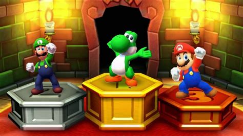 Mario Party Star Rush Minigames Yoshi Vs Mario Vs Luigi Vs Peach