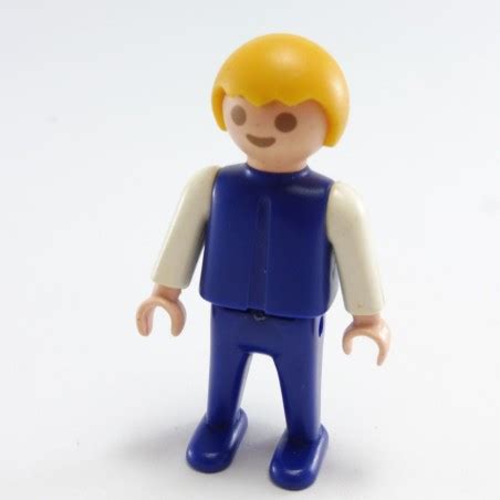 Playmobil Enfant Gar On Bleu Blanc