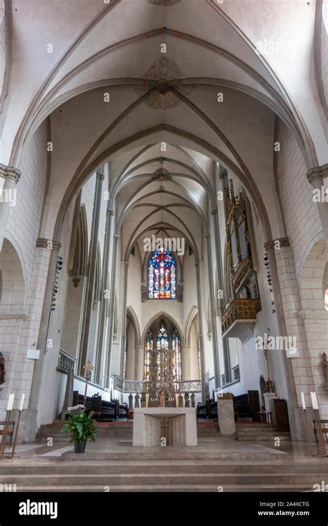 Main altar inside Augsburger Dom (Cathedral of Augsburg), Augsburg ...