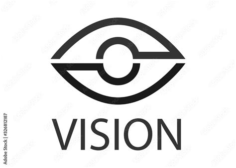 Vision Logo Vector - Isolated On White Background. Modern Eye Logo For ...