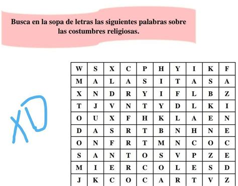 Ay Denme A Resolver Mi Sopa De Letras Brainly Lat