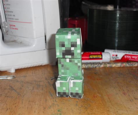 The Papercraft Creeper From Minecraft | Creeper minecraft, Paper crafts ...