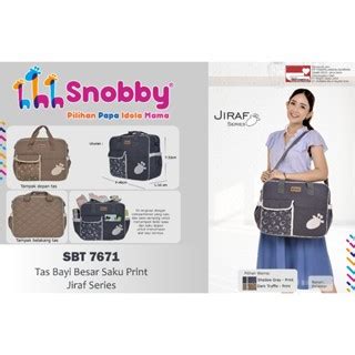 Jual Snobby Tas Bayi Besar Saku Print Jiraf Series Jb Shopee Indonesia