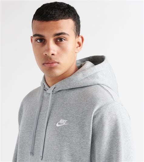 Nike Nsw Club Fleece Pullover Hoodie Grey Bv2654 063 Jimmy Jazz