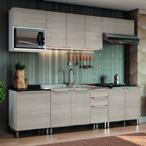 Cozinha Modulada Premium 7 Peças Kappes Kappesberg Premium Branco