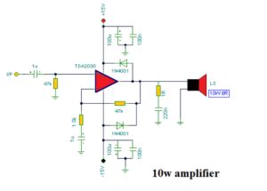 TDA2030 Audio Amplifier Circuit - Solderingmind.com