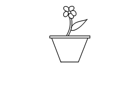 How to Draw a Flower Pot? | Step by Step Flower Pot Drawing for Kids