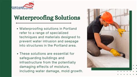 Ppt Waterproofing Solutions Portland Powerpoint Presentation Free