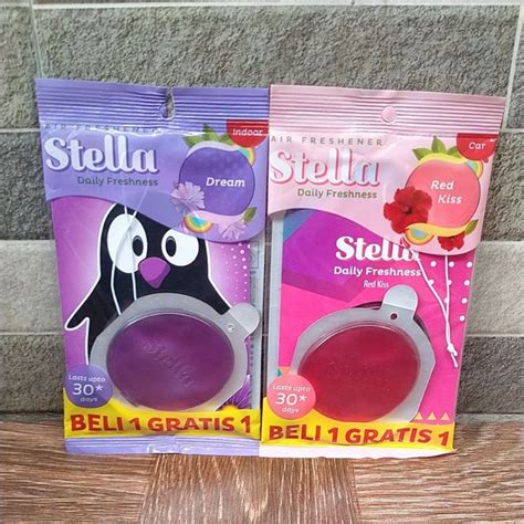 Jual STELLA AIR FRESHNER DAILY FRESHNESS ISI 2 BELI 1 GRATIS 1 RED