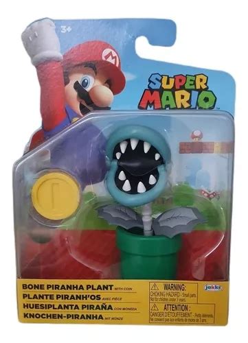 Figura Huesiplanta Piraña Con Moneda Super Mario Nueva Origi Envío gratis