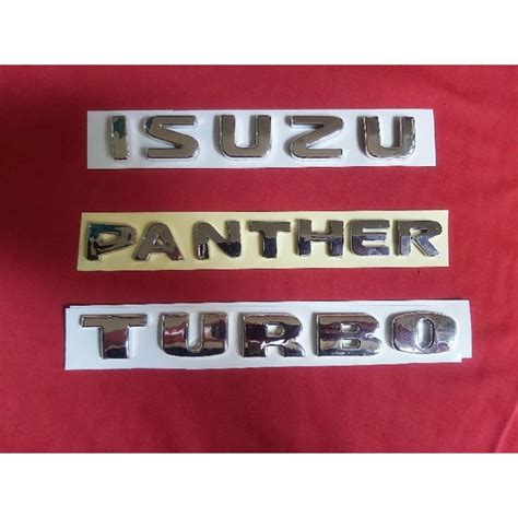 Jual Emblem Isuzu Panther Emblem Turbo Panther Panther Touring