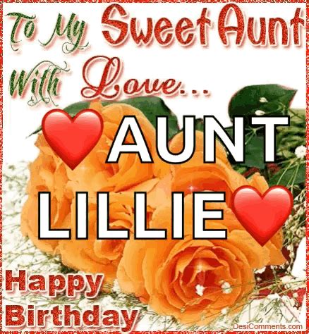 Sweet Aunt Happy Birthday Aunt GIF - Sweet Aunt Happy Birthday Aunt ...