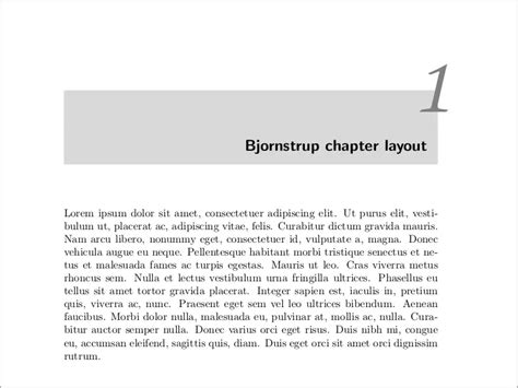 Your Guide To Fancy Chapters In Latex Latex