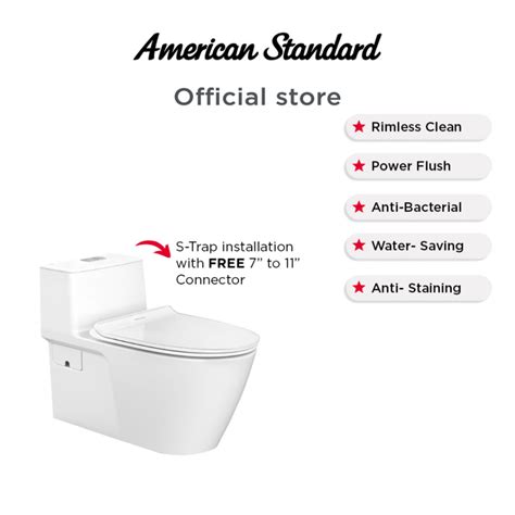 POWERFUL FLUSH American Standard Acacia SupaSleek One Piece Toilet