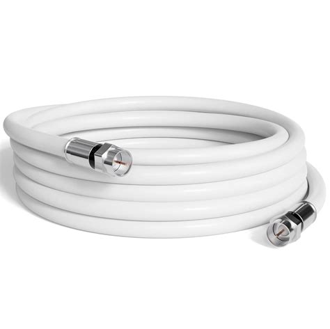 Amazon The Cimple Co Feet White Flexible Rg Coaxial Cable