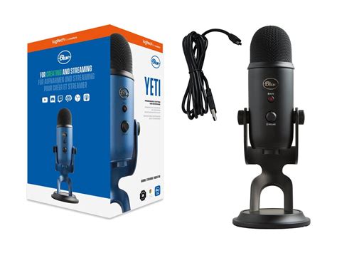 Blue Microphones Yeti Streamer Bundle Microphone Usb Blackout With Logitech Hd Pro